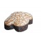Colomba with apricot cubes and almond glaze